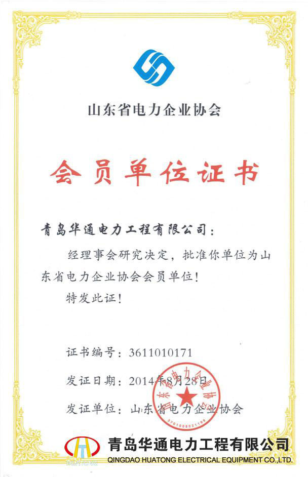 Shandong Province Electric Power Enterprise Association member units